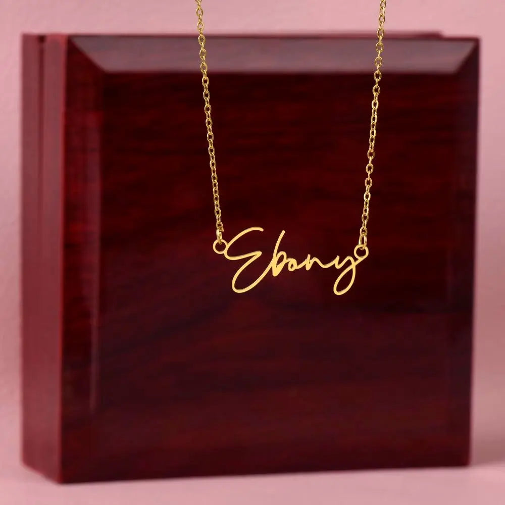 Gift to my soulmate  Signature Style Name Necklace . ShineOn Fulfillment