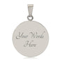 Gift Luxury Graphic Circle Necklace.