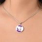 Gift Luxury Graphic Circle Necklace.