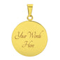 Gift Luxury Graphic Circle Necklace.