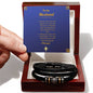 Geschenk für meinen Mann: Herrenarmband „Love You For Ever“.