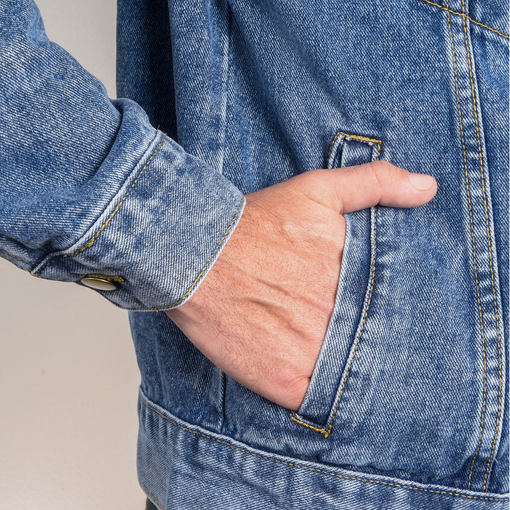 Veste en jean DTG pour homme.
