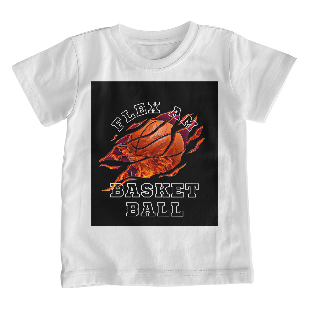 Petit T-Shirt Design Basket Ball Bella Canvas 3001Y Jeunesse.