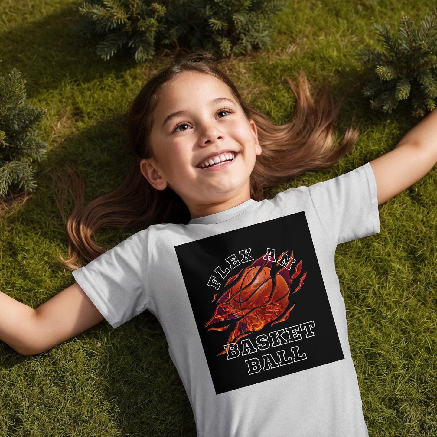 Petit T-Shirt Design Basket Ball Bella Canvas 3001Y Jeunesse.