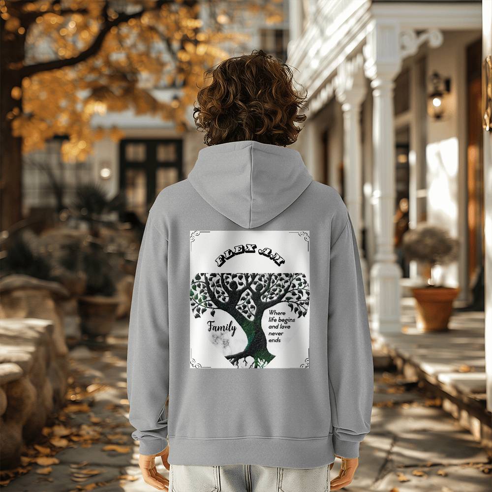 Sweat à capuche unisexe.