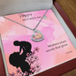 Gift the Baby Feet Heart Necklace to Mom's.