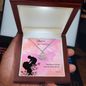 Gift the Baby Feet Heart Necklace to Mom's.