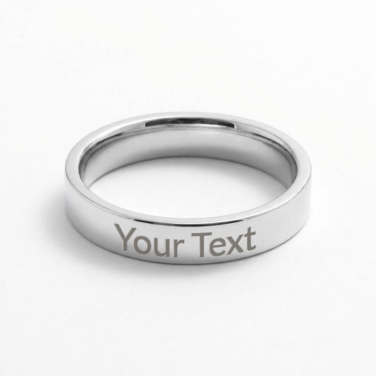 Gift Engraved Women's Ring.