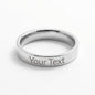 Gift Engraved Women's Ring To Wife's.
