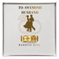 Gift Engraved Men's Ring To Husband's.