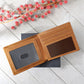 Gift Engraved Leather Wallet Inner Section To Dad's.