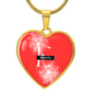 Gift Necklace Graphic Heart Luxury.
