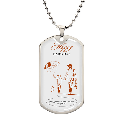 Gift Tag Dog Graphic Luxury To Dad's.