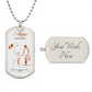 Gift Tag Dog Graphic Luxury To Dad's.