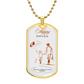 Gift Tag Dog Graphic Luxury To Dad's.