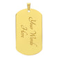 Gift Tag Dog Graphic Luxury To Dad's.