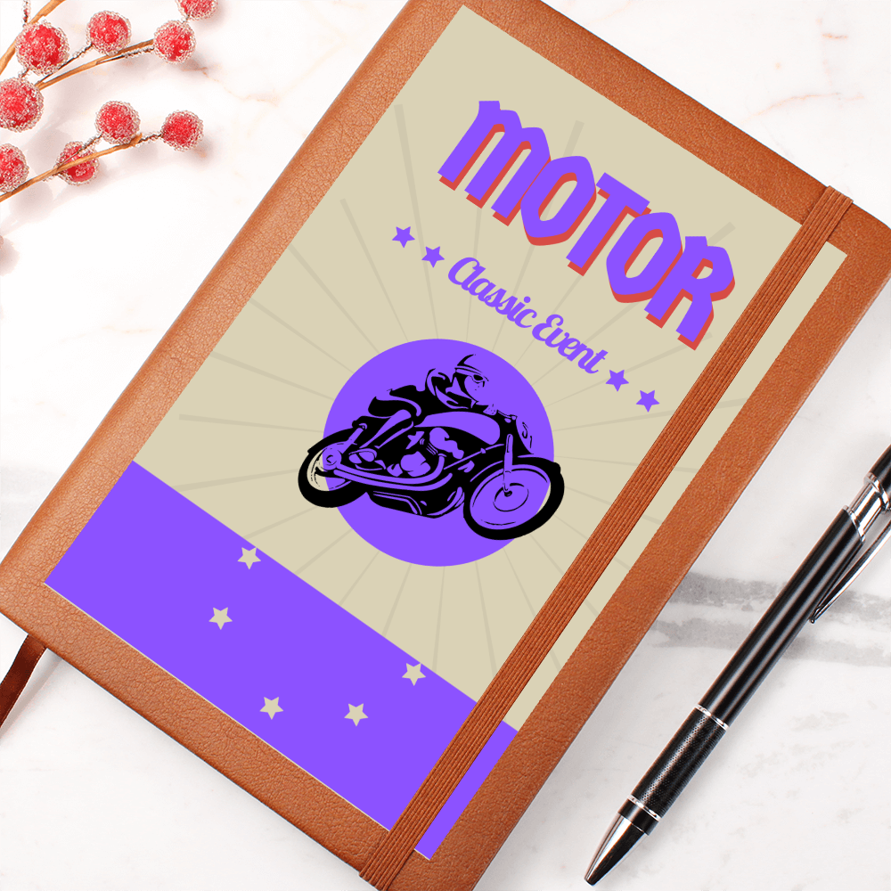 Graphic Leather journal.