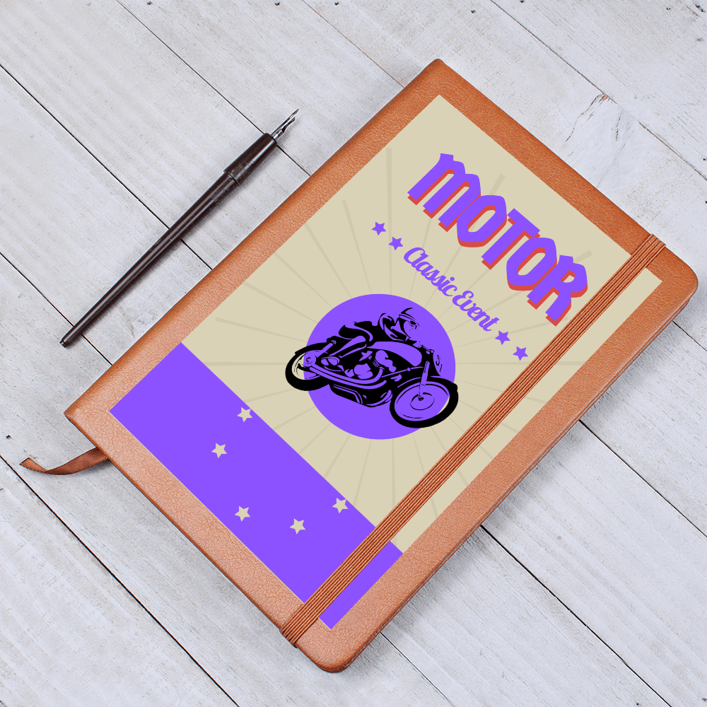 Graphic Leather journal.