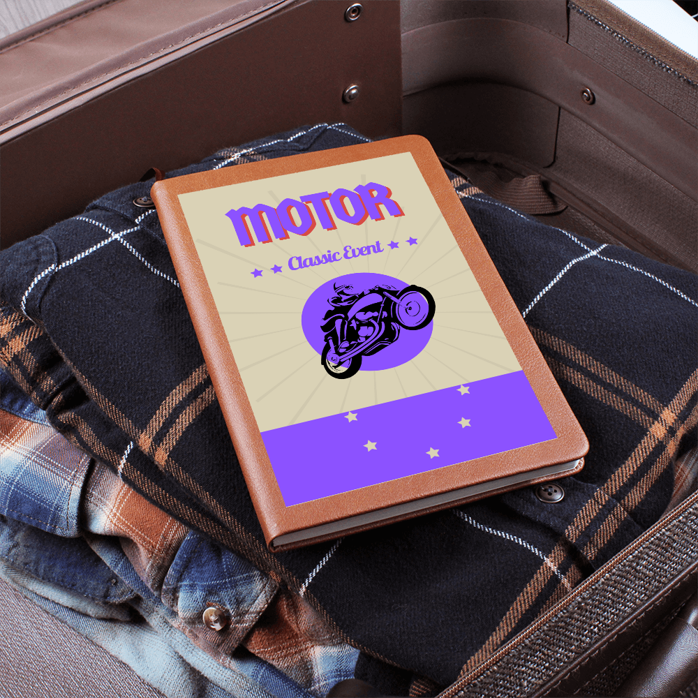 Graphic Leather journal.