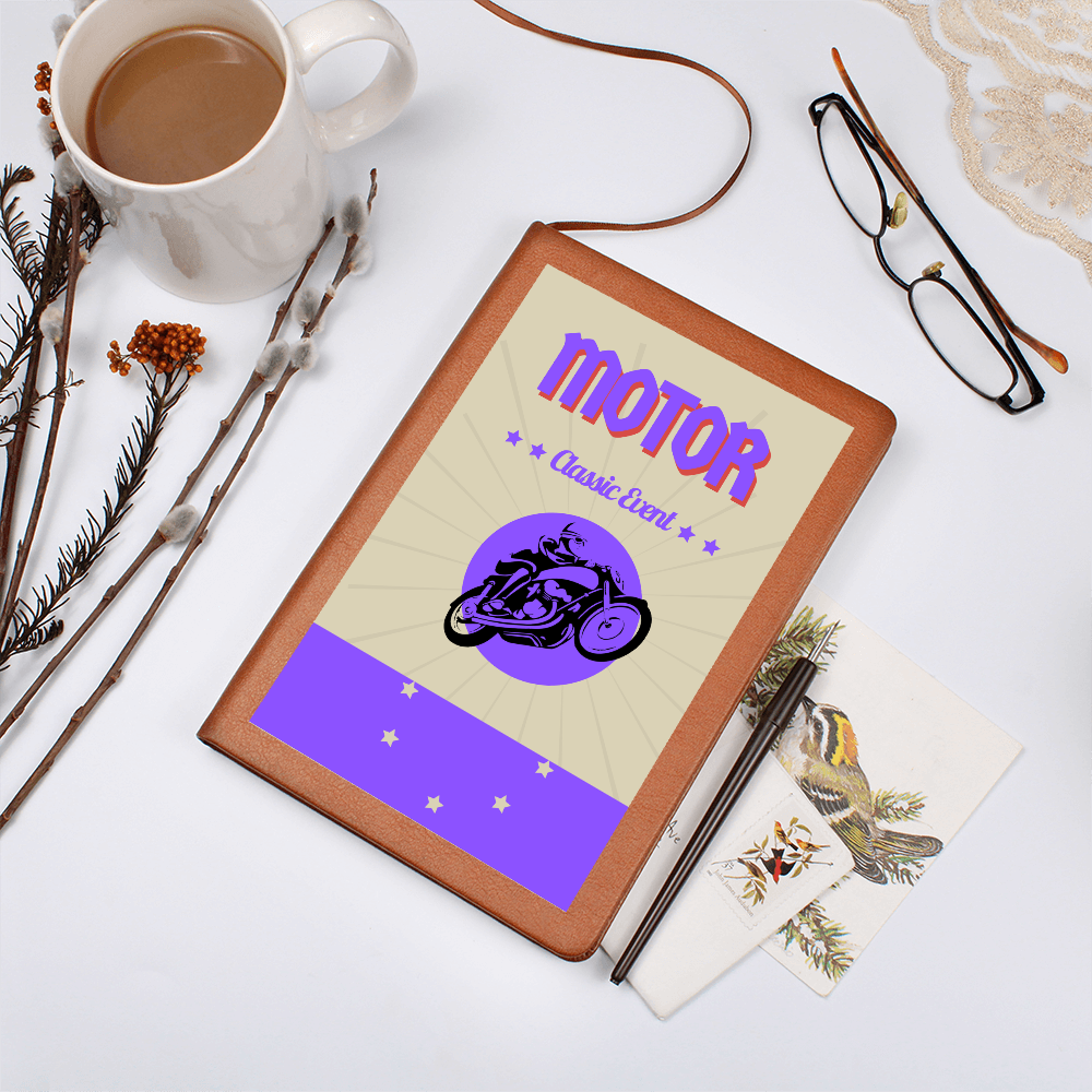 Graphic Leather journal.