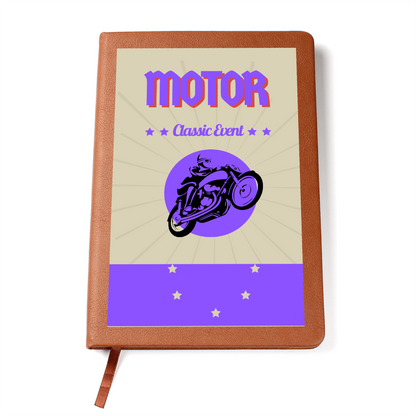 Graphic Leather journal.