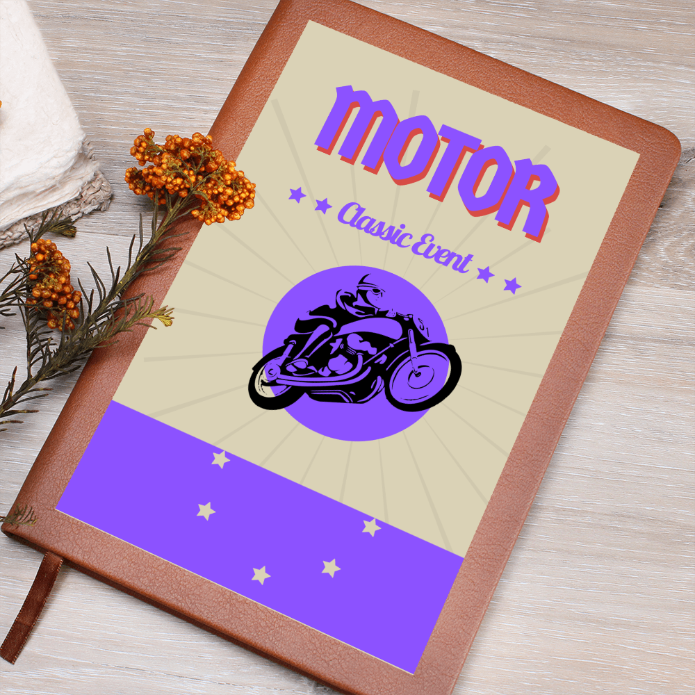 Graphic Leather journal.