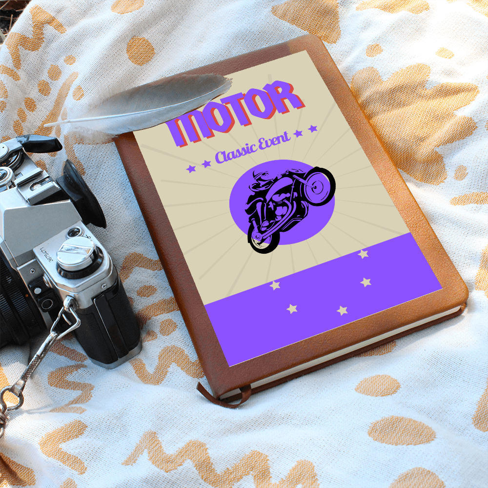 Graphic Leather journal.