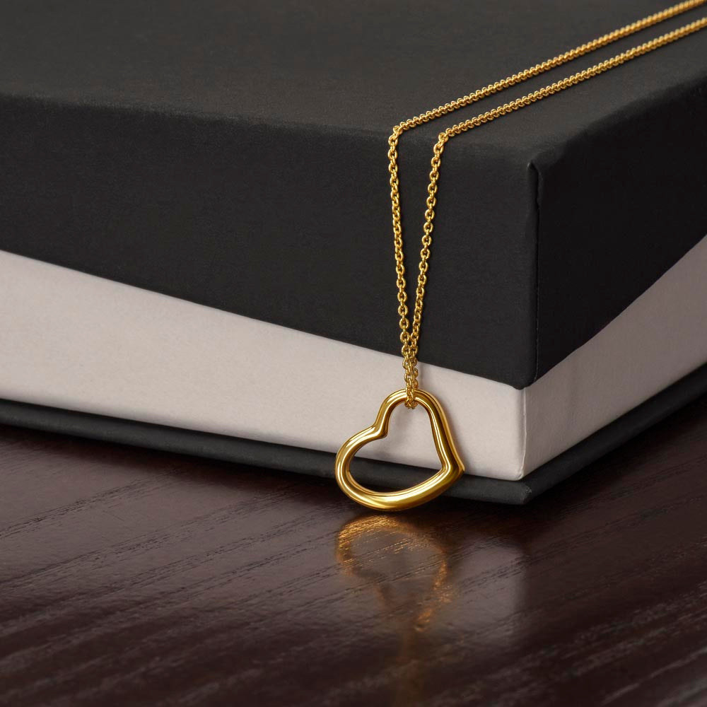 Gift Delicate Heart Necklace Luxury.