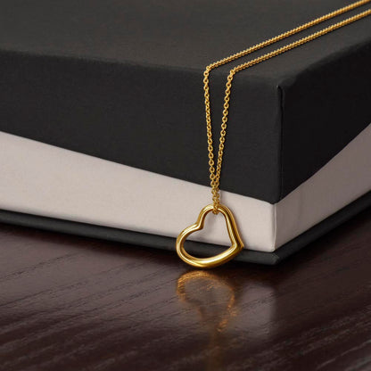 Gift Delicate Heart Necklace Luxury.
