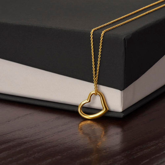 Gift Delicate Heart Necklace Luxury.