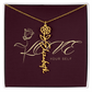 Gift Flower Name Necklace Luxury.