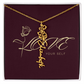 Gift Flower Name Necklace Luxury.