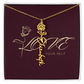 Gift Flower Name Necklace Luxury.