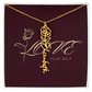 Gift Flower Name Necklace Luxury.