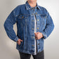 Veste en jean DTG surdimensionnée pour femme.