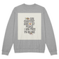 Bella+ Canvas/ Unisexe ,Crewneck /Sweat-shirt Front-Print .