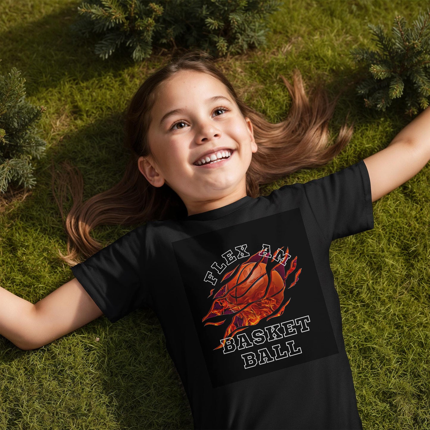 Petit T-Shirt Design Basket Ball Bella Canvas 3001Y Jeunesse.