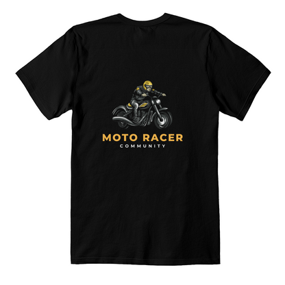 T-shirt Adulte Design Moto Racer.