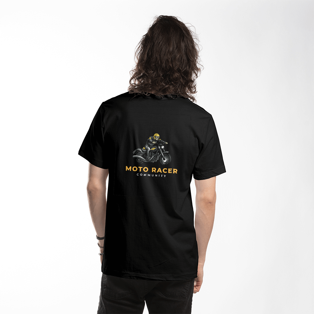 T-shirt Adulte Design Moto Racer.
