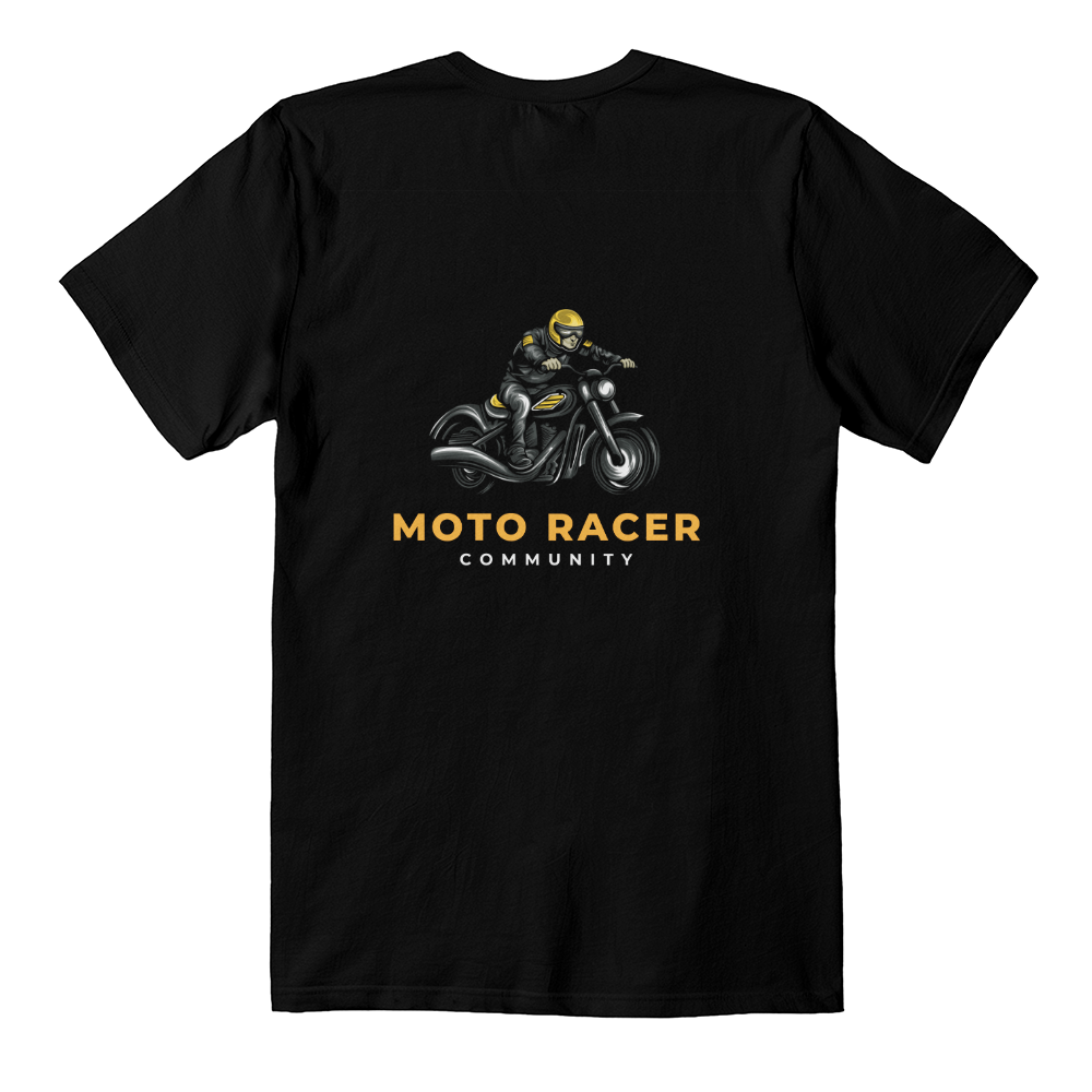 T-shirt Adulte Design Moto Racer.