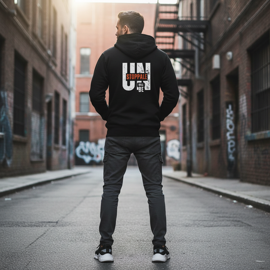 Pullover Hoodie Unisexe Design Unstoppable.