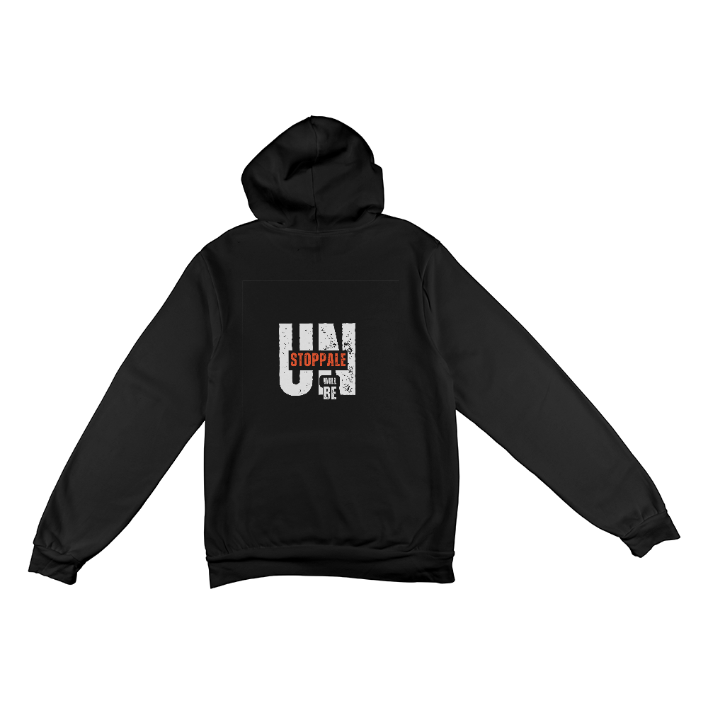 Pullover Hoodie Unisexe Design Unstoppable.
