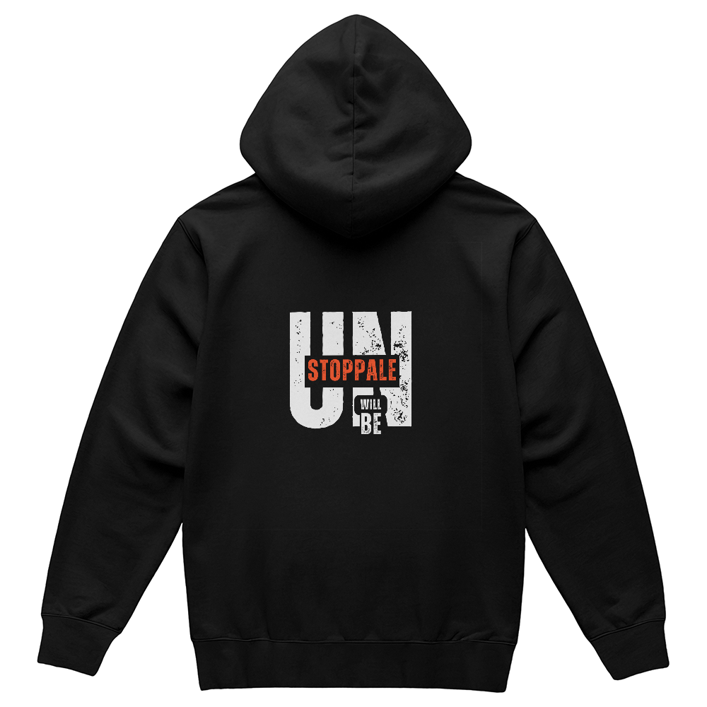 Pullover Hoodie Unisexe Design Unstoppable.