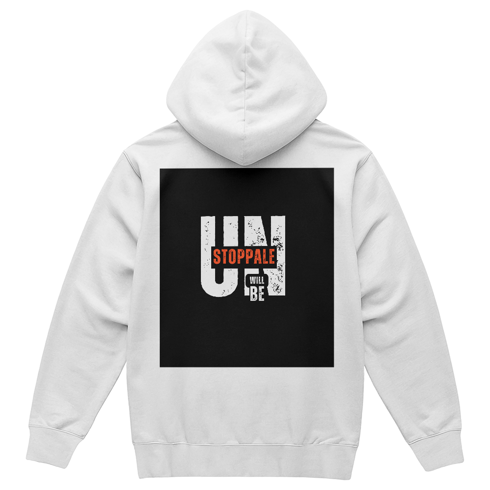 Pullover Hoodie Unisexe Design Unstoppable.