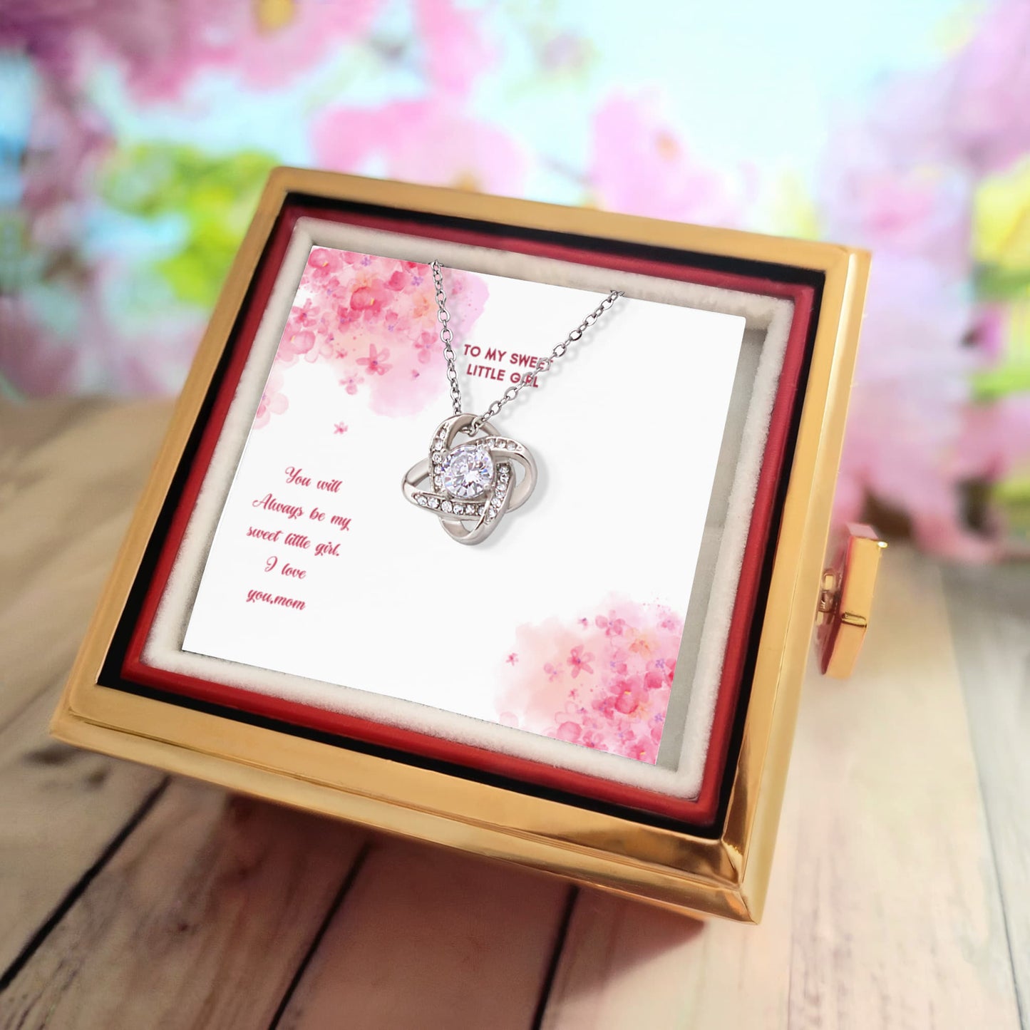 Gift Necklace Love Knot Luxury.