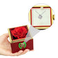Gift Box Necklace Love Knot Rotating Rose Luxury.